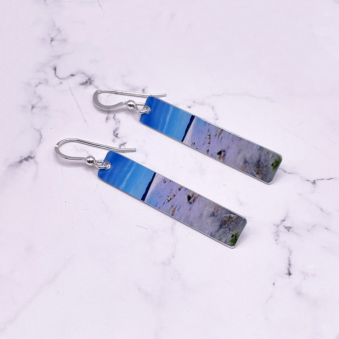 Beach Scene Earrings
