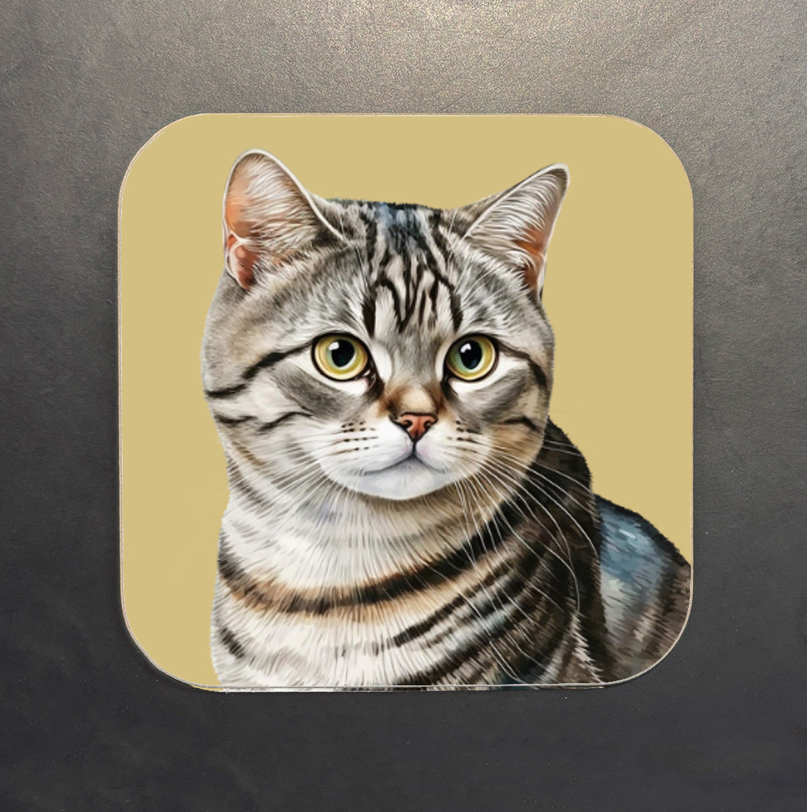 Tabby Cat Coaster