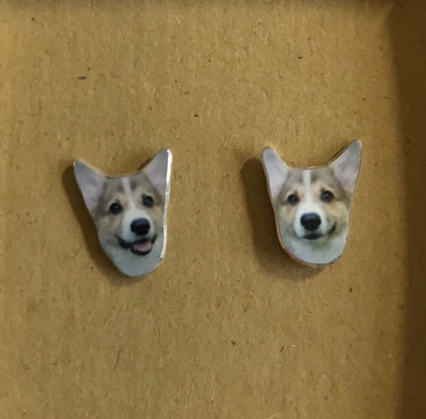 Dog Earrings - Custom Dog Studs - Photo Earrings - Custom Dog Pet Earrings - Personalised Pet Stud Earrings - Pet Earrings - Pet Studs