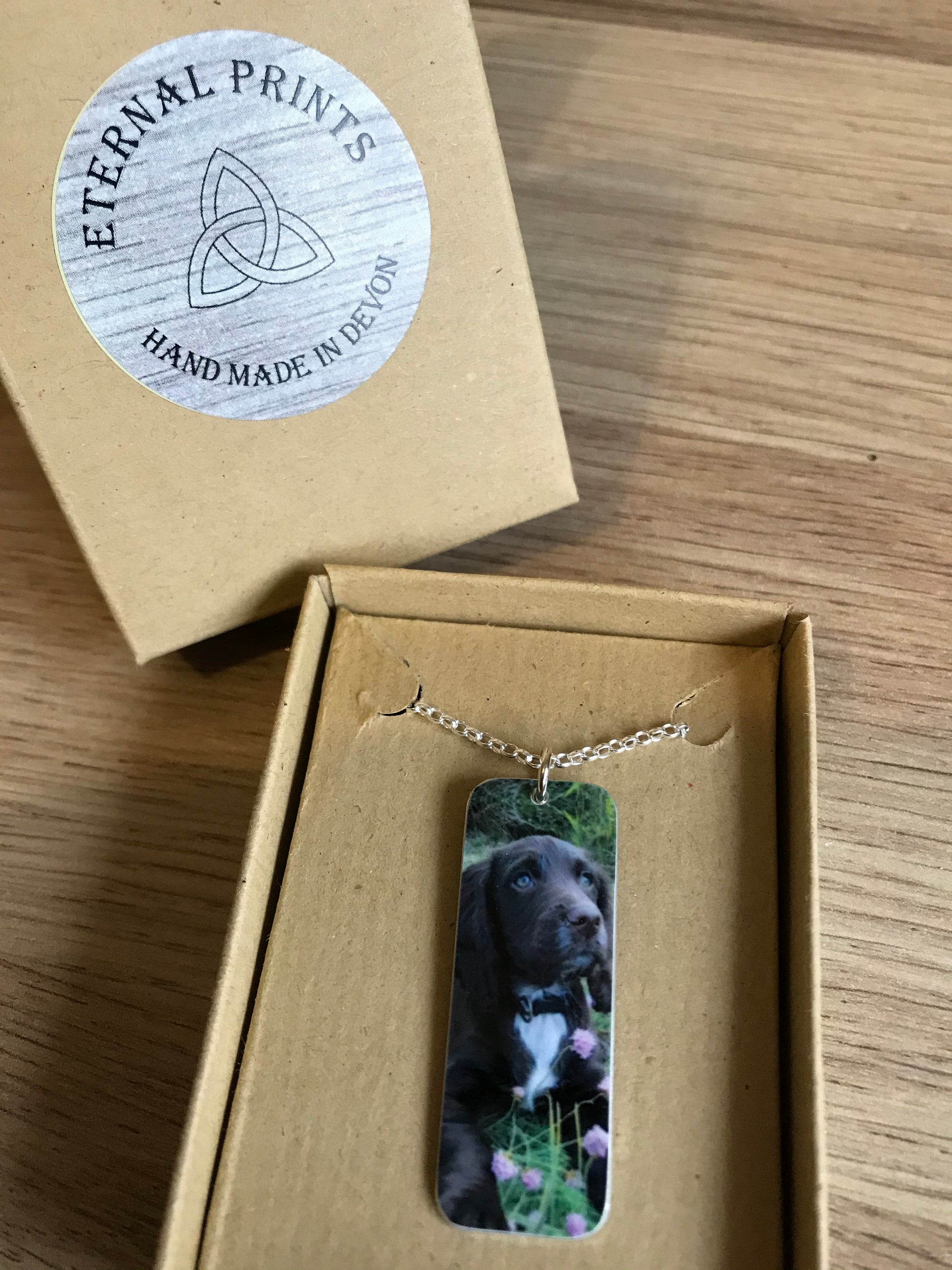 Custom Dog Photo Necklace - Long Custom Dog - Dog Necklace - Dog Lover - Dog Gift - Tag Pendant - Dog Photo Pendant - Dog Photo Tag Pendant