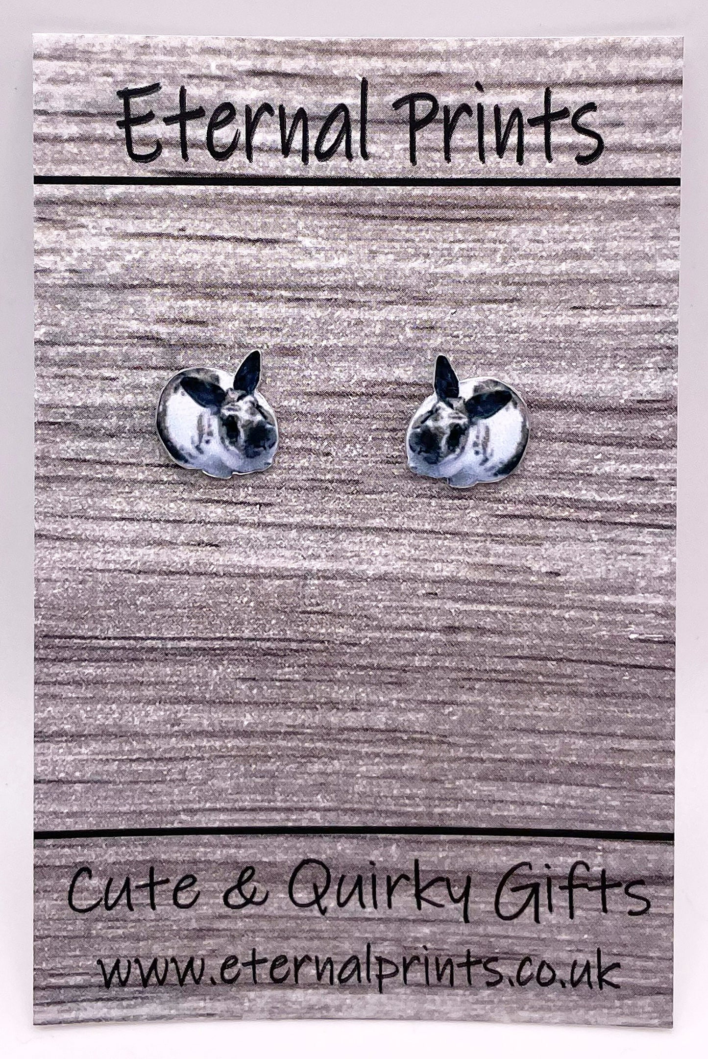 Pet Earrings - Rabbit Studs - Rabbit Earrings - Personalised Pet Earrings - Custom Pet Studs - Pet Studs