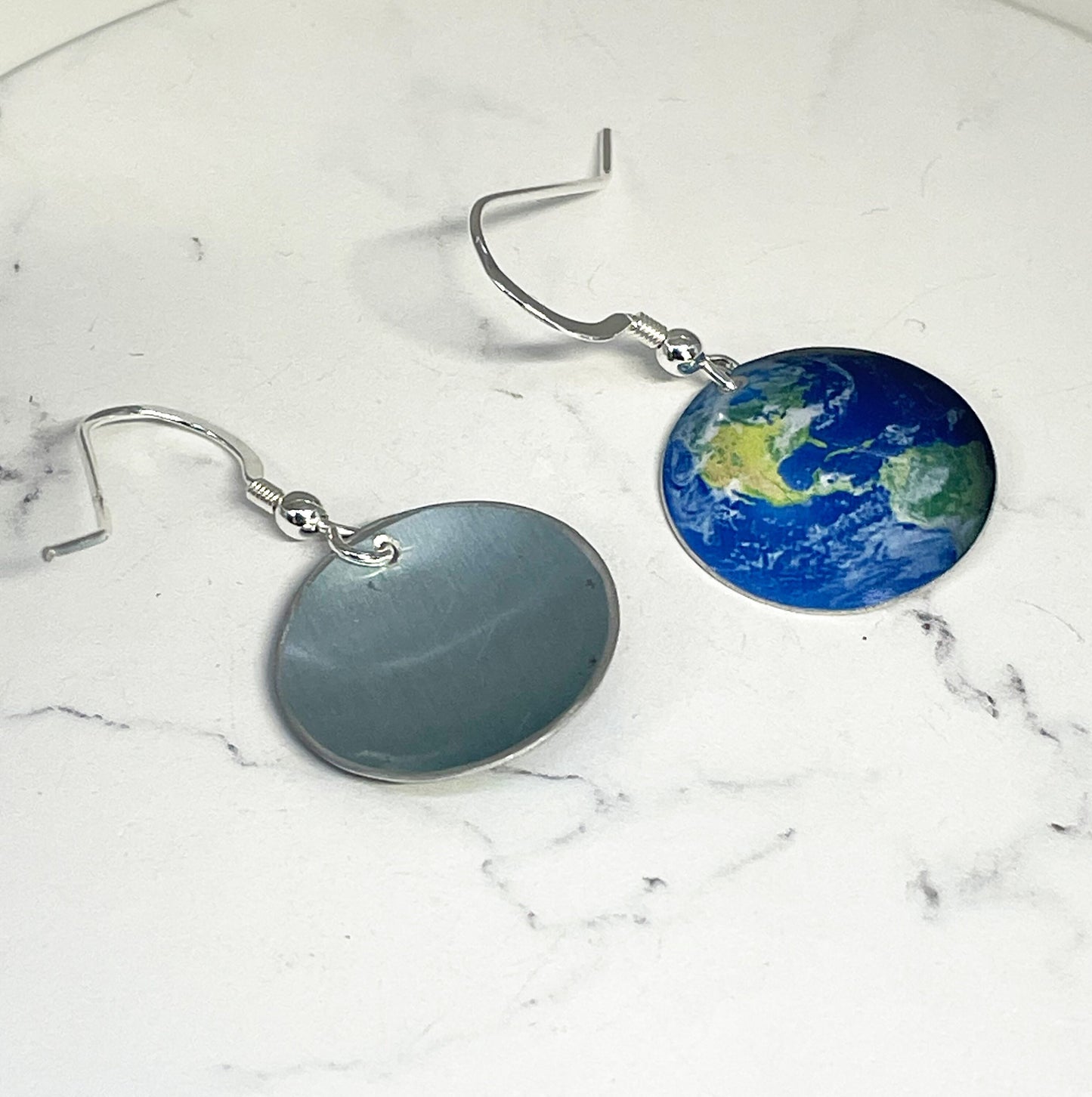 World Globe Earrings - Novelty Earrings - Travelling Earrings - Geography Gift - Geography Earrings - World Earrings - Globe Earrings