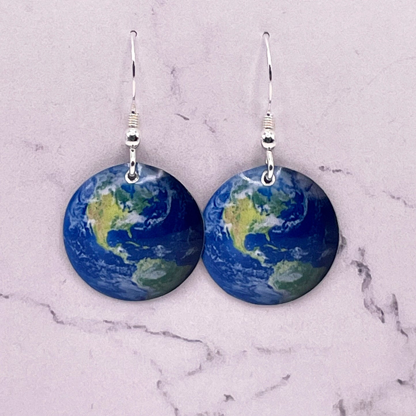 World Globe Earrings - Novelty Earrings - Travelling Earrings - Geography Gift - Geography Earrings - World Earrings - Globe Earrings