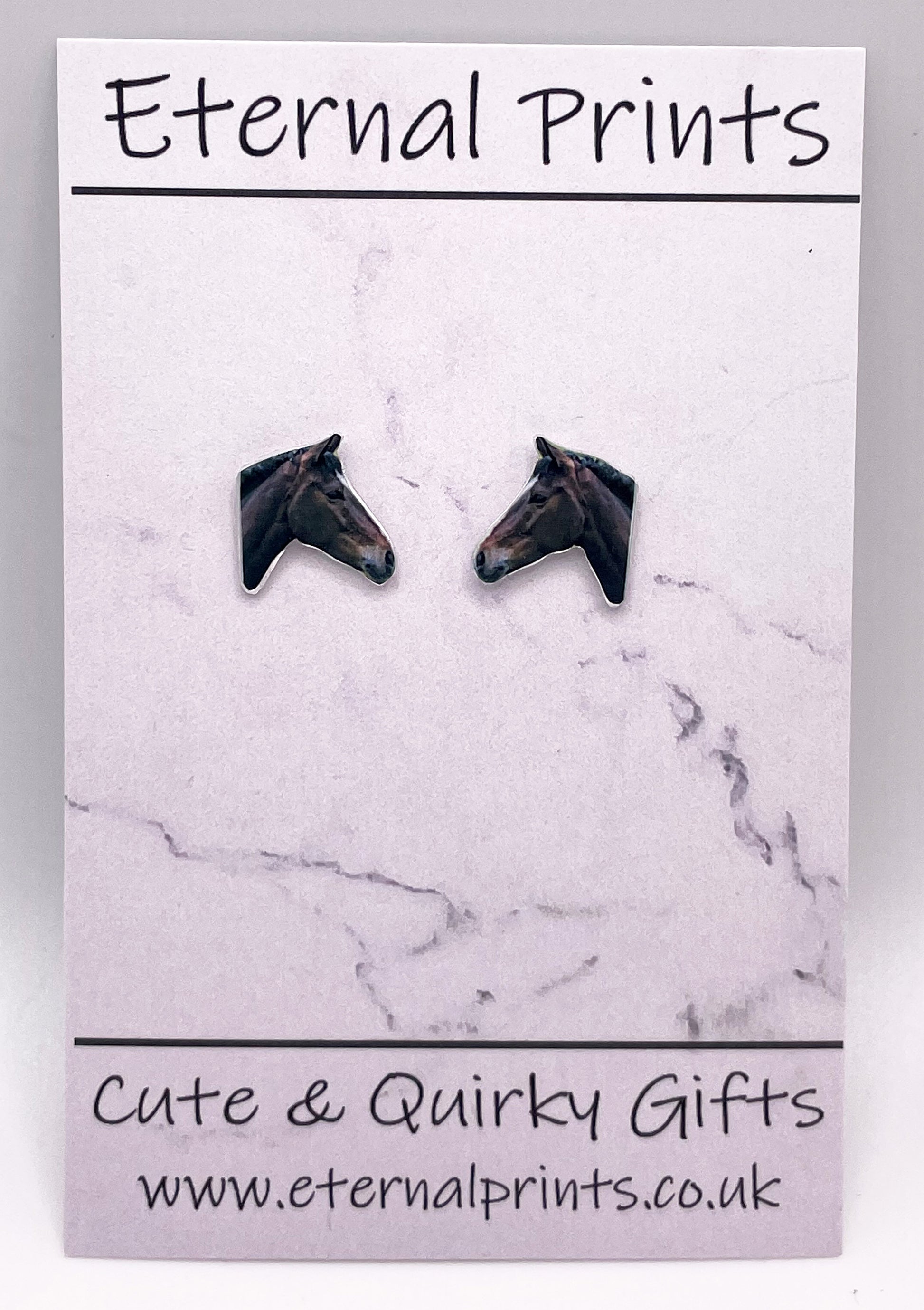 Horse Stud Earrings - Horse Lovers - Horse Gift - Horse Earrings - Pony Studs - My Pet Studs