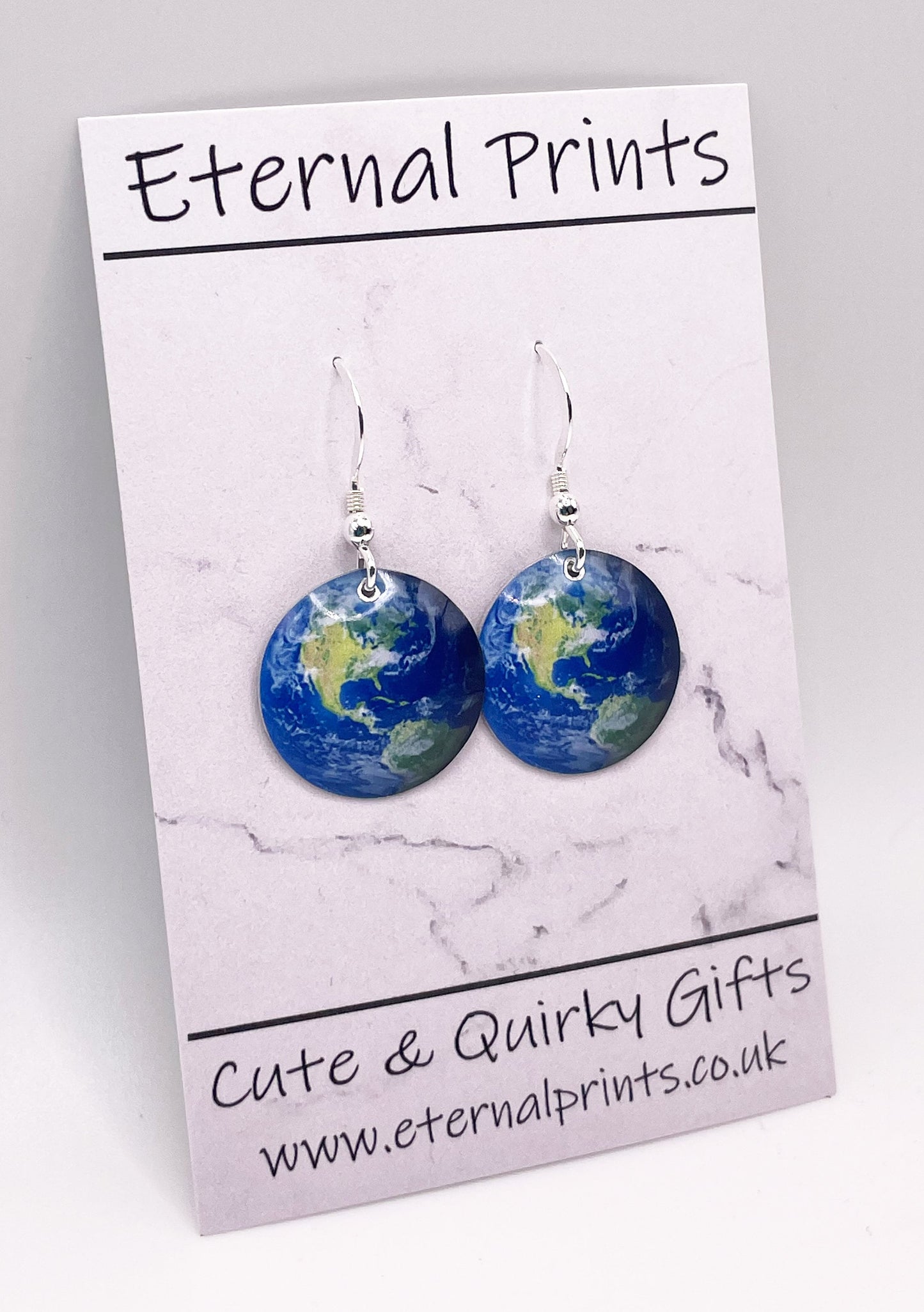 World Globe Earrings - Novelty Earrings - Travelling Earrings - Geography Gift - Geography Earrings - World Earrings - Globe Earrings