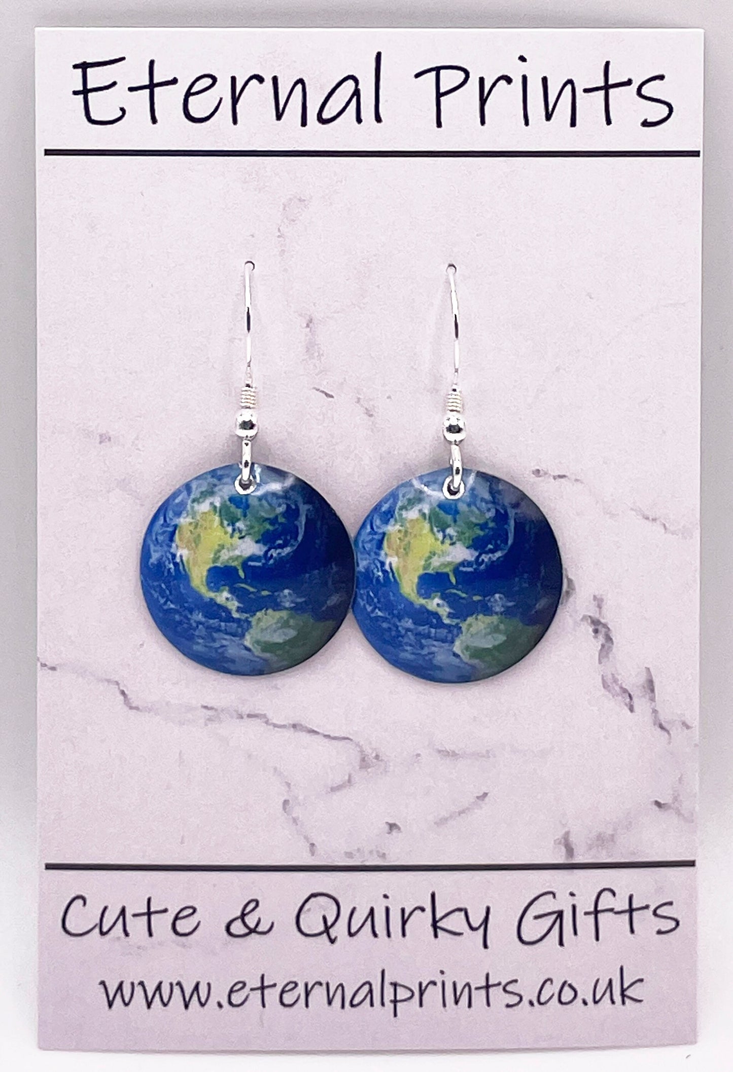 World Globe Earrings - Novelty Earrings - Travelling Earrings - Geography Gift - Geography Earrings - World Earrings - Globe Earrings