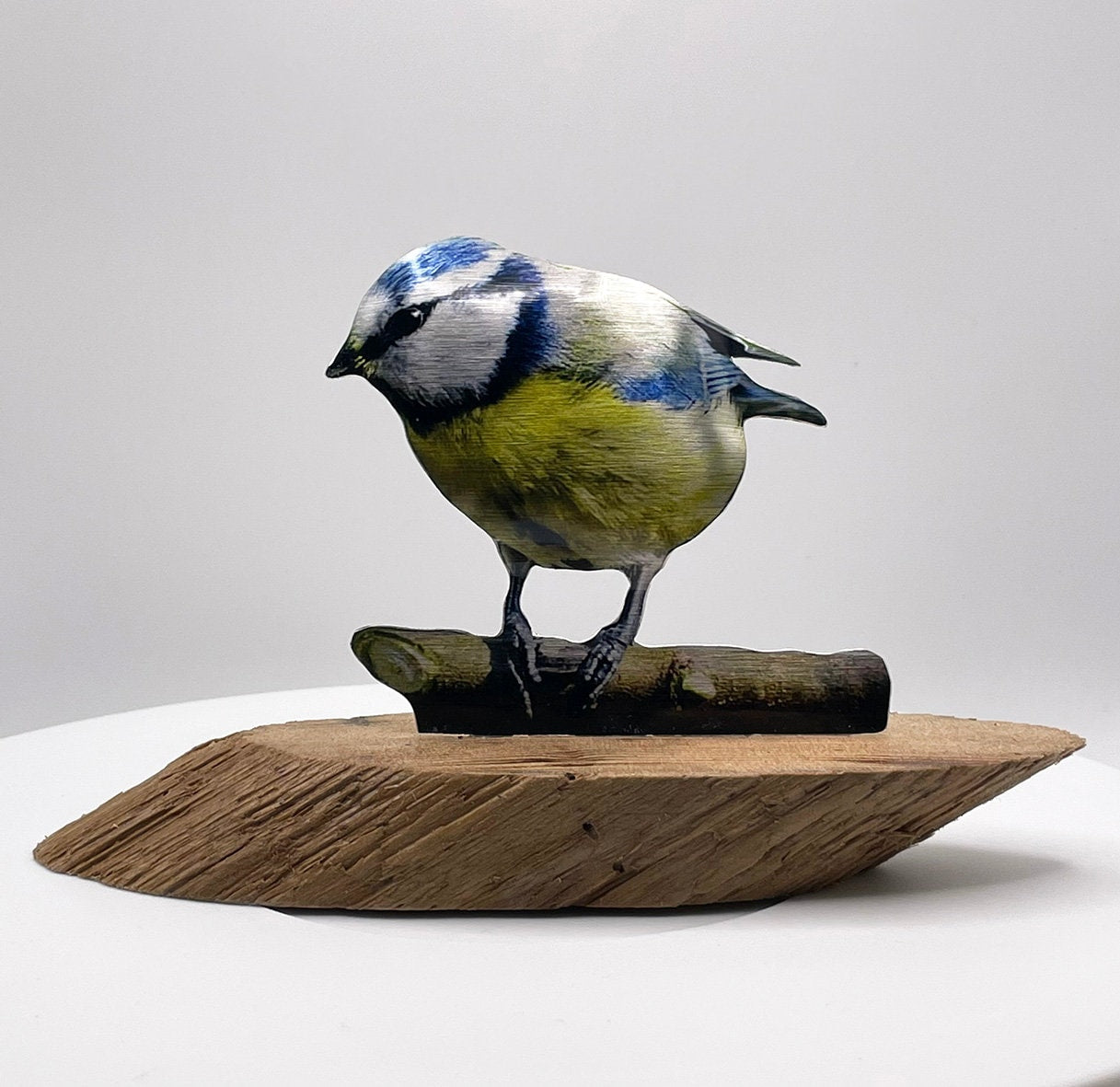 Blue Tit - Blue Tit Sculpture - Bird Sculpture - Metal Bird - Bird Ornament - UK Birds