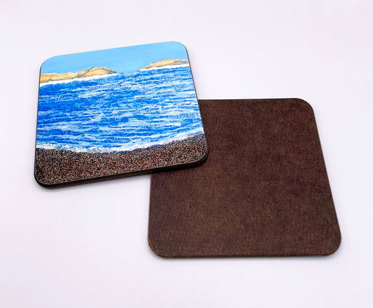 Beach Collage Coaster