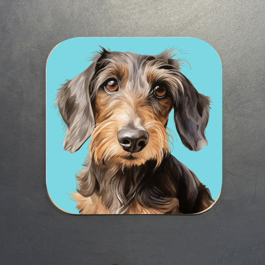 Wire-haired Dachshund Coaster