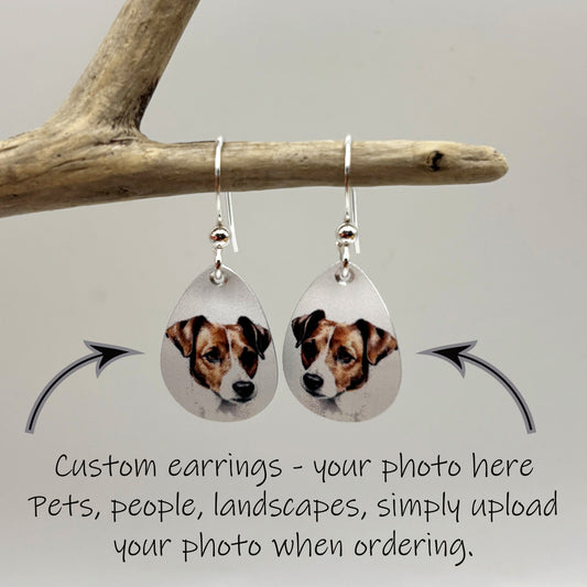 Custom Teardrop Earrings