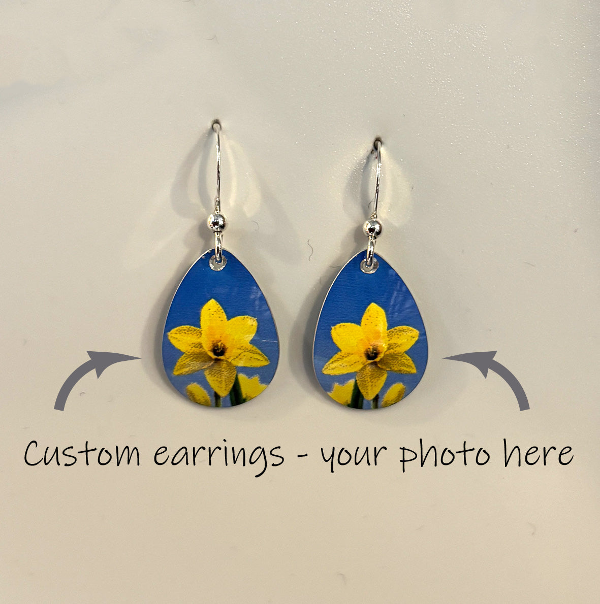 Custom Teardrop Earrings