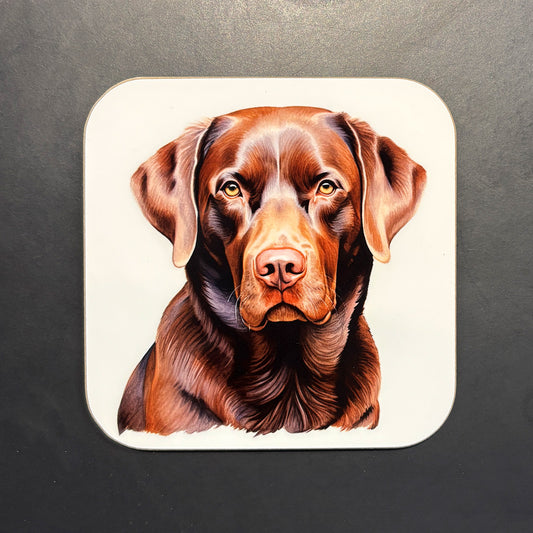 Chocolate Lab Coaster