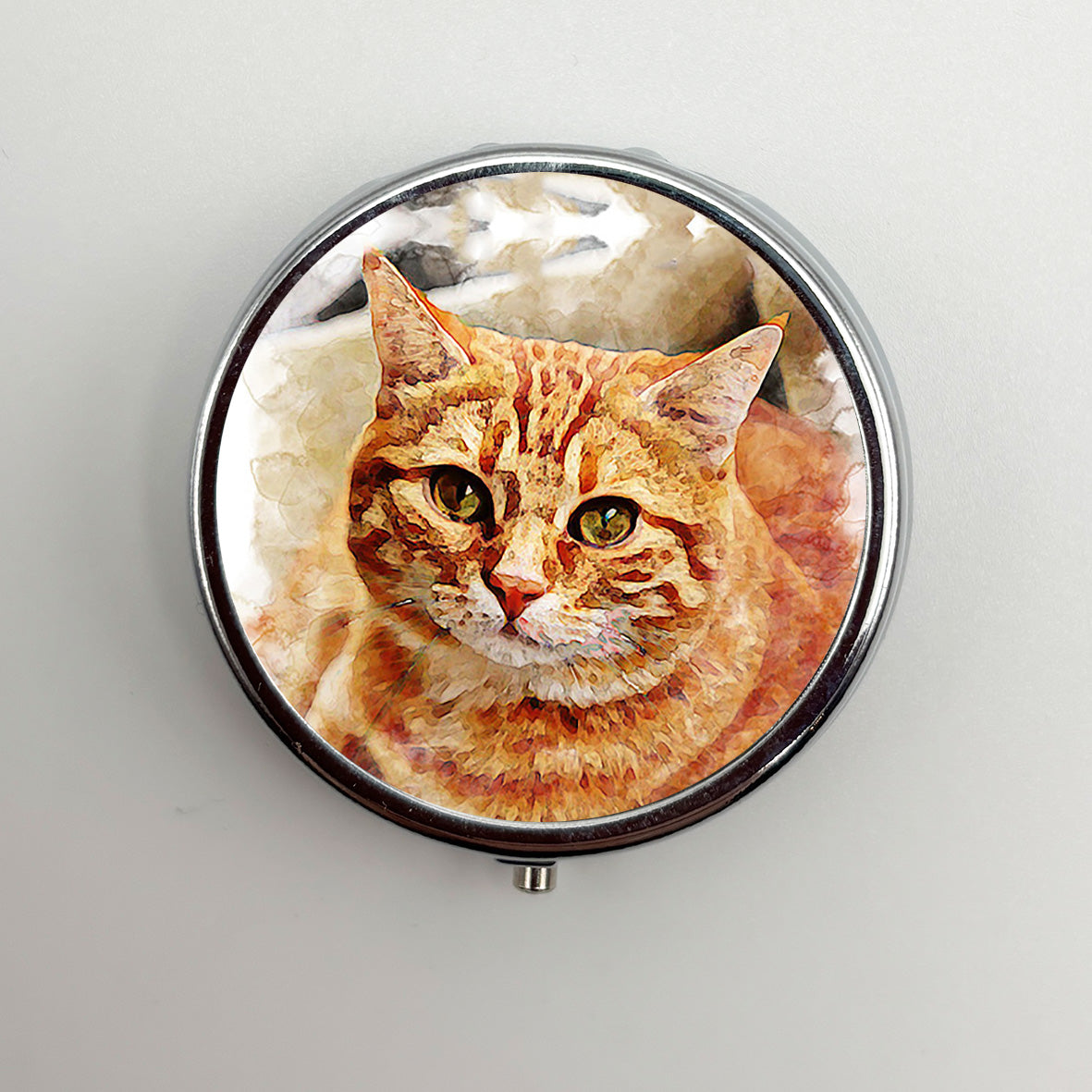 Ginger Cat Pill Box