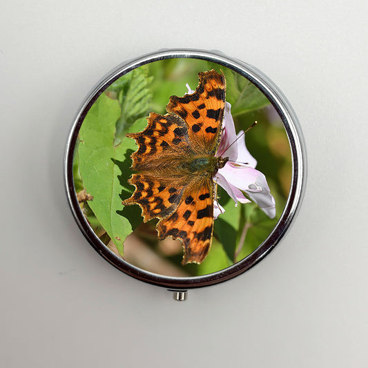 Comma Butterfly Pill Box