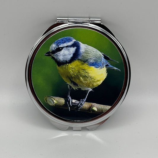Blue Tit Compact Mirror