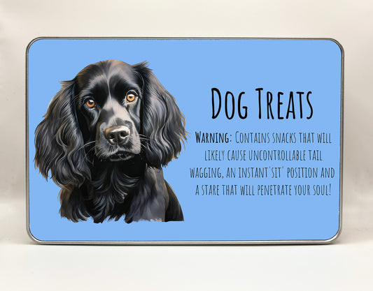 Black Cocker Spaniel Treat Tin