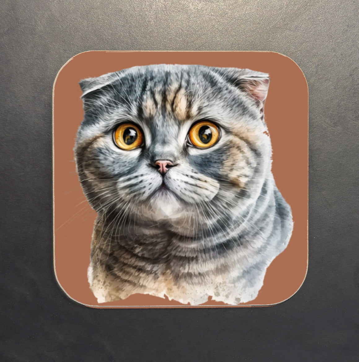 Scottish Fold Cat Coaster