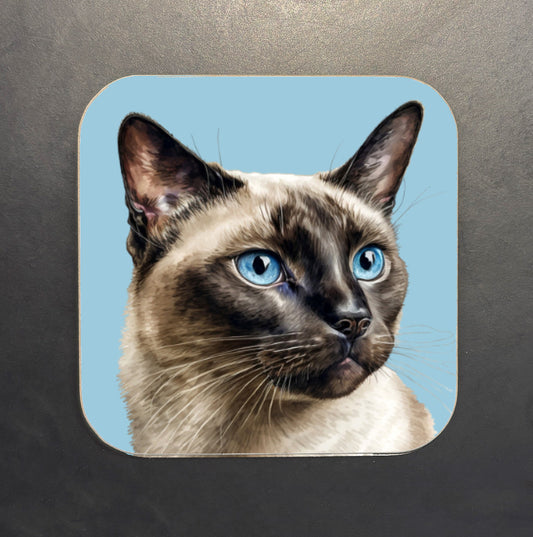Siamese Cat Coaster