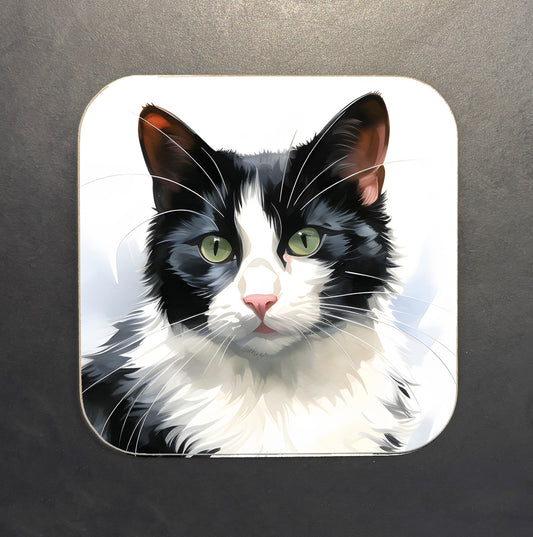 Tuxedo Cat Coaster
